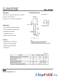 Datasheet MVL-354SG manufacturer UOT