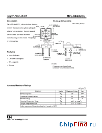 Datasheet MVL-904HUOL manufacturer UOT