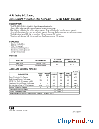 Datasheet UVD-6610E manufacturer UOT