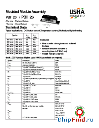 Datasheet PBT25 manufacturer USHA