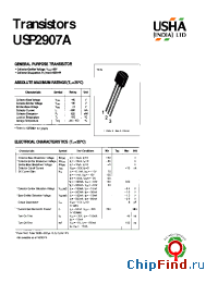 Datasheet USP2907A manufacturer USHA