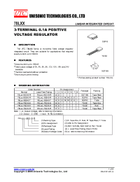 Datasheet 78Lxx-AB3-B-R manufacturer UTC