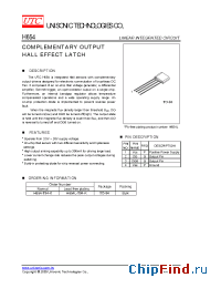 Datasheet H654-T94-K manufacturer UTC