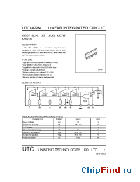 Datasheet LA2284 manufacturer UTC