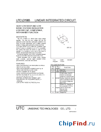 Datasheet LD1985-1.5V manufacturer UTC
