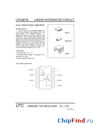 Datasheet M2115 manufacturer UTC
