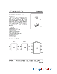 Datasheet UTC1812A/B manufacturer UTC