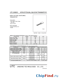 Datasheet UTC2N5551 manufacturer UTC