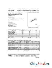 Datasheet UTC2SC945 manufacturer UTC