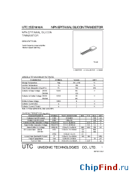 Datasheet UTC2SD1616 manufacturer UTC