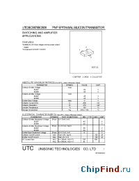 Datasheet UTCBC808 manufacturer UTC