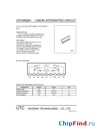 Datasheet UTCKA22241 manufacturer UTC