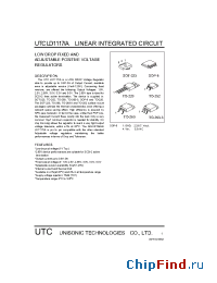 Datasheet UTCLD1117A manufacturer UTC