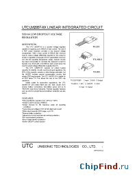 Datasheet UTCLM2937 manufacturer UTC