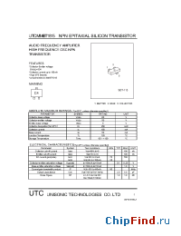 Datasheet UTCMMBT1815 manufacturer UTC