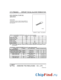 Datasheet UTCPN2222A manufacturer UTC