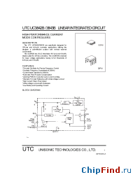 Datasheet UTCUC3842B/43B manufacturer UTC
