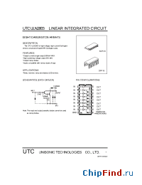 Datasheet UTCULN2803 manufacturer UTC