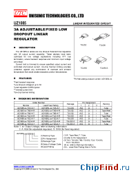 Datasheet UZ1085L-XX-TN3-A-R manufacturer UTC