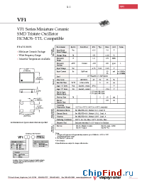 Datasheet VF1 manufacturer Valpey-Fisher