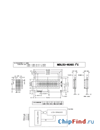 Datasheet MDLS-16265I2C manufacturer Varitronix