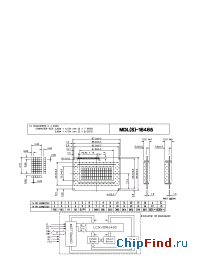 Datasheet MDLS-16465 manufacturer Varitronix