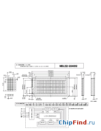 Datasheet MDLS-204612 manufacturer Varitronix