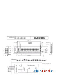 Datasheet MDLS-24265A manufacturer Varitronix