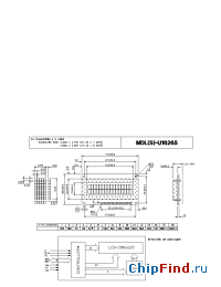 Datasheet MDLS-U16265 manufacturer Varitronix