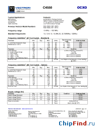 Datasheet E157 manufacturer Vectron