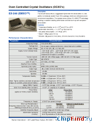 Datasheet EX-240-CHB-108A-10.000 manufacturer Vectron