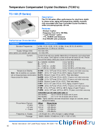 Datasheet TC-140-BAB-1PMB manufacturer Vectron
