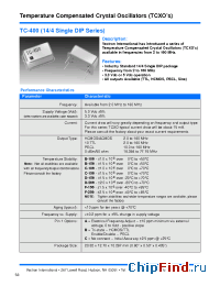 Datasheet TC-400-CAC-156B20.48 manufacturer Vectron