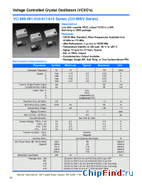 Datasheet VC-400-JCC-405H155.52 manufacturer Vectron