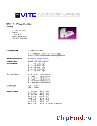 Datasheet VCA1-B0E manufacturer Vectron