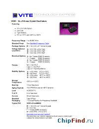 Datasheet VCE-A1A-4000 manufacturer Vectron