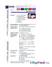 Datasheet VTA1-3D1 manufacturer Vectron