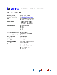 Datasheet VXC1-1B0 manufacturer Vectron