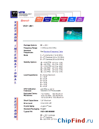 Datasheet VXD1-1B0 manufacturer Vectron