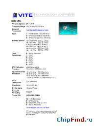 Datasheet VXD4-1B0 manufacturer Vectron