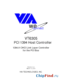 Datasheet VT6305 manufacturer VIA