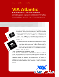 Datasheet VT6509 manufacturer VIA