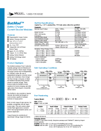 Datasheet VI-253-EU-BM manufacturer Vicor