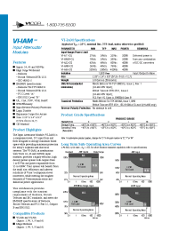 Datasheet VI-IAM manufacturer Vicor