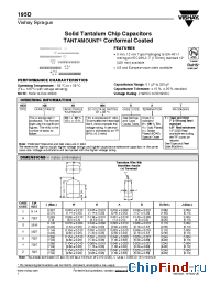 Datasheet 195D225X-6R3C2T manufacturer Vishay