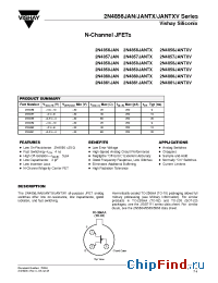 Datasheet 2N4856JAN manufacturer Vishay