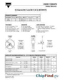 Datasheet 2N6661 manufacturer Vishay