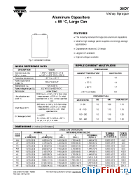 Datasheet 36DY103F040BY2A manufacturer Vishay