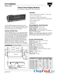 Datasheet APD-240M026A manufacturer Vishay