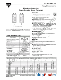 Datasheet B222211416333 manufacturer Vishay